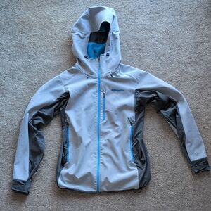 Men's M Patagonia Hyrbid Hooded Jacket with Polartec
